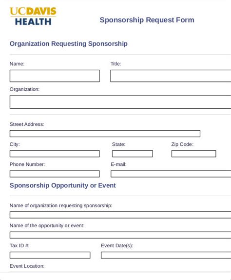 adidas sponsorship request